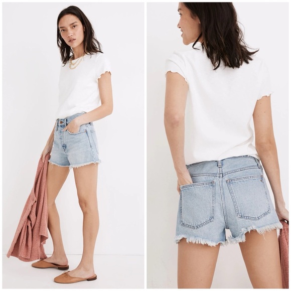 NWT Madewell relaxed denim mid rise shorts 29 - Picture 2 of 13